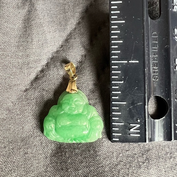Genuine Jade Buddha Pendant - Picture 4 of 4
